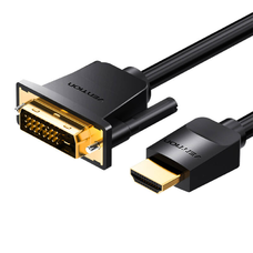 Vention HDMI to DVI (24+1) kábel ABFBJ 5m, 4K 60Hz/ 1080P 60Hz (Fekete)