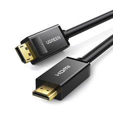 DisplayPort - HDMI kábel Ugreen DP101 4K 3m - fekete