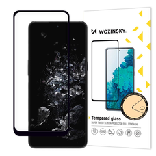 Wozinsky Full Glue edzett üveg teljes kijelzővédő üvegfólia fekete kerettel OnePlus 10T / OnePlus Ace Pro 9H teljes kijelző, üvegfólia