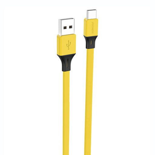 Cable USB-A to USB-C Foneng X96 2,4A, 1m (sárga)