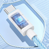 Kábel USB-C to USB-C Foneng XS02 60W, 1,2m (lila) - 2. kép