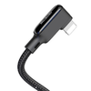 USB to Lightning kábel, Mcdodo CA-7300, derékszögű, 1.8m (fekete) - 2. kép