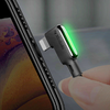 USB to Lightning kábel, Mcdodo CA-7300, derékszögű, 1.8m (fekete) - 2. kép