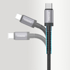 Foneng X83 USB-A-USB-C kábel, 2.1A, 1m (fekete) - 1. kép