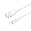 HOCO kábel USB A - Lightning 2A X25 1 m fehér - 1. kép