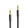 Maxlife audio kábel jack 3.5 mm - jack 3.5 mm 1m fekete - 0. kép