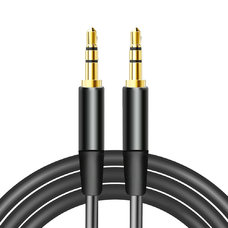 Maxlife audio kábel jack 3.5 mm - jack 3.5 mm 1m fekete