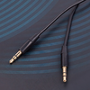 Maxlife audio kábel jack 3.5 mm - jack 3.5 mm 1m fekete - 2. kép