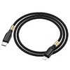 Borofone Lightning USB kábel BX92 Advantage - Type C to Lightning - PD 20W 1 méter fekete - 1. kép