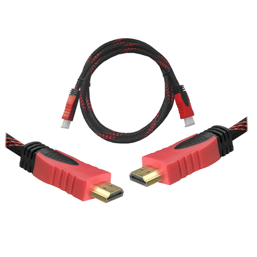 HDMI-HDMI kábel 1,5 m piros v1.4 blist.