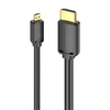 HDMI-D Male to HDMI-A Male Kábel Vention AGIBH 2m, 4K 60Hz (Fekete) - 0. kép