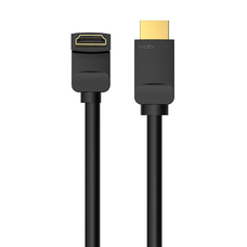 HDMI kábel 2.0 Vention AAQBH 2m, Derékszögű 270°, 4K 60Hz (fekete)