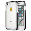 Ferrari Hardcase FEGLHCP7BK iPhone 7/8 SE 2020 / SE 2022 ütésálló átlátszó fekete tok thumbnail