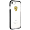 Ferrari Hardcase FEGLHCP7BK iPhone 7/8 SE 2020 / SE 2022 ütésálló átlátszó fekete tok - 3. kép