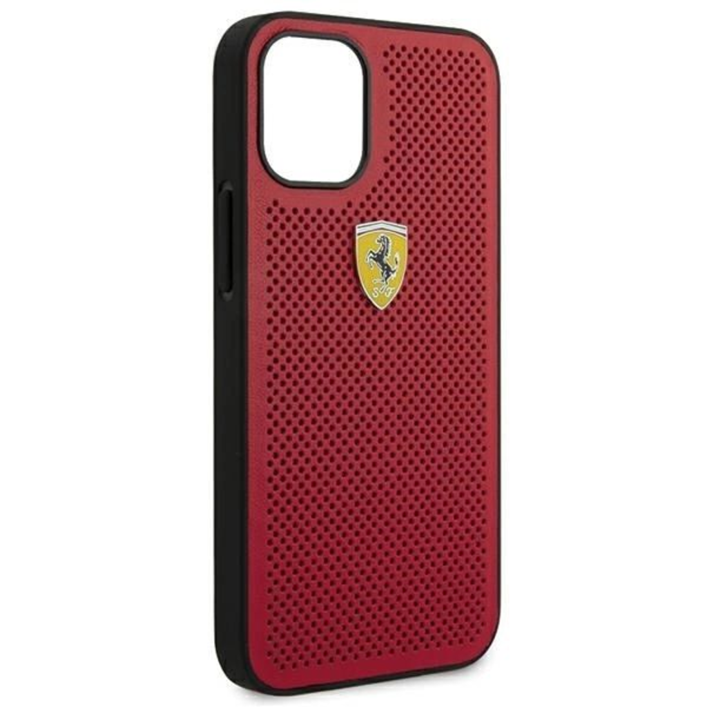 Ferrari FESPEHCP12SRE iPhone 12 mini 5.4" piros/piros tok On Track Perforated - 7