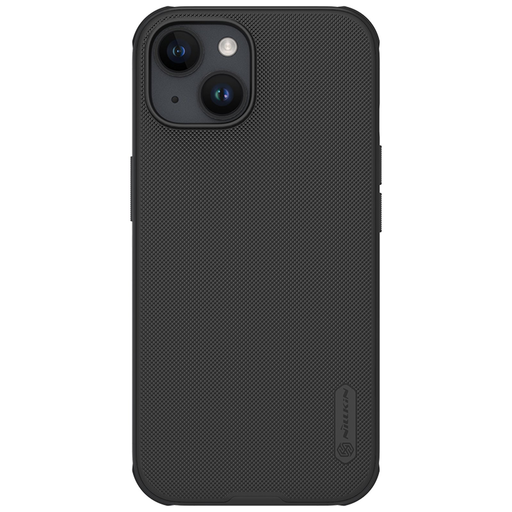 Nillkin Super Frosted PRO hátlapi tok Apple iPhone 15-hez Fekete (Apple logó kivágás nélkül) tok Nillkin Super Frosted PRO hátlapi tok Apple iPhone 15-hez Fekete (Apple logó kivágás nélkül) tok