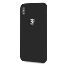 Ferrari Hardcase FEOSIHCI65BK iPhone Xs Max fekete/fekete Silicone Off track tok