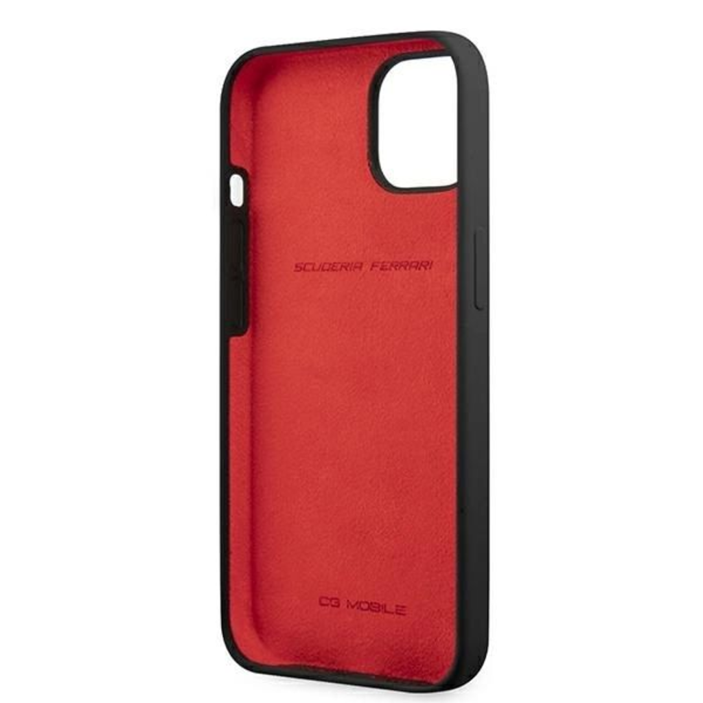 Ferrari FESSIHCP13SBK iPhone 13 mini 5.4" fekete/fekete szilikon tok - 7