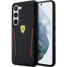 Ferrari FEHCS23MNPYK S23+ S916 fekete/fekete kemény tok Carbon Contrast Edges tok