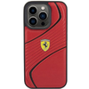 Ferrari Twist Fém Logós tok iPhone 15 Pro - piros - 1. kép