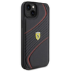 Ferrari Twist Metal Logo tok iPhone 15 Plus - fekete - 2. kép