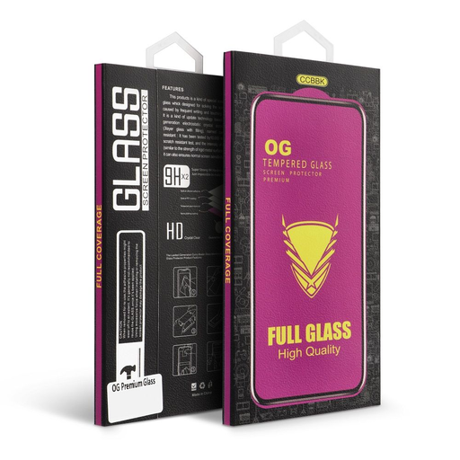 OG Premium Glass - iPhone 15 fekete üvegfólia OG Premium Glass - iPhone 15 fekete üvegfólia