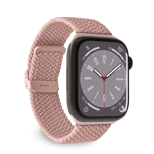 Puro ''LOOP'' rugalmas nylon szíj Apple Watch 38-40-41mm rózsaszín