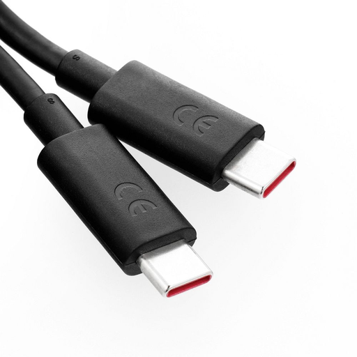 MOTOROLA eredeti kábel Type C - Type C 6,5A SC18D24968 1 m fekete bulk