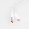 XIAOMI eredeti kábel USB A-ról Type-C-re 6A 1 m fehér tömeges - 0. kép