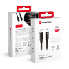 FORCELL F-ENERGY C391 Type-C USB kábel Type C to Type C PD QC4.0 5A 100W E-mark / 4K / Thunderbolt / 20Gbit/s 1 m fekete - 0. kép