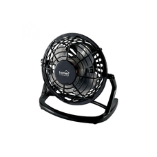 Home TF 10 USB asztali ventilátor, 2,5 W, 10 cm-es lapátátmérő, 1 fokozat, 1,4 m USB vezeték, fekete