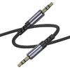 Borofone kábel AUX BL24 Graceful - Type C - 3,5mm jack - 1 méter, fekete - 2. kép