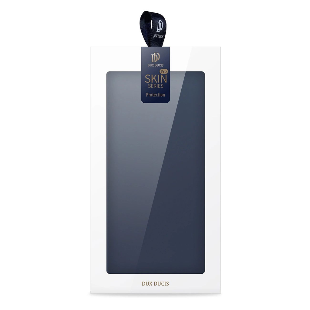 Dux Ducis Skin Pro tok Oppo Reno 8 fliptok kártyatartó állvány funkcióval kék - 11