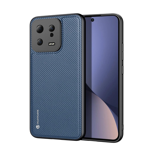 Dux Ducis Fino tok Xiaomi 13-hoz szilikon kerettel kék Dux Ducis Fino tok Xiaomi 13-hoz szilikon kerettel kék