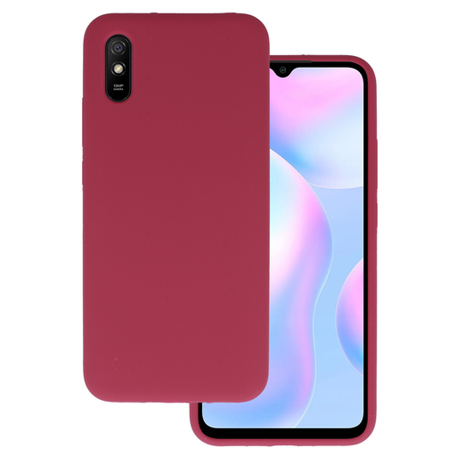 Szilikon Lite tok Xiaomi Redmi 9A bordó