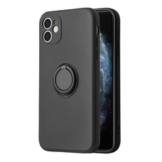 Vennus Szilikon Gyűrű Xiaomi Redmi 9 tok Fekete