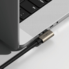 Ringke USB 3.2 Gen 2x2 Type-C 90 fokos kábel Pd240w 200cm fekete - 4. kép