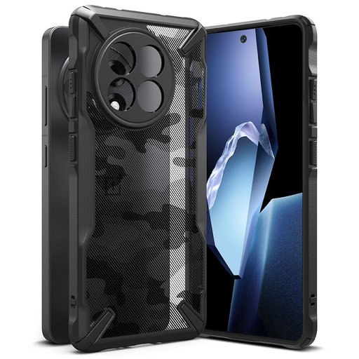 Ringke Fusion X OnePlus 13R Camo Fekete tok