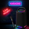 Blavec Hordozható Bluetooth Hangszóró TWS WS-01 Karaoke - 160W mikrofonnal (WS01-MB) fekete - 4. kép