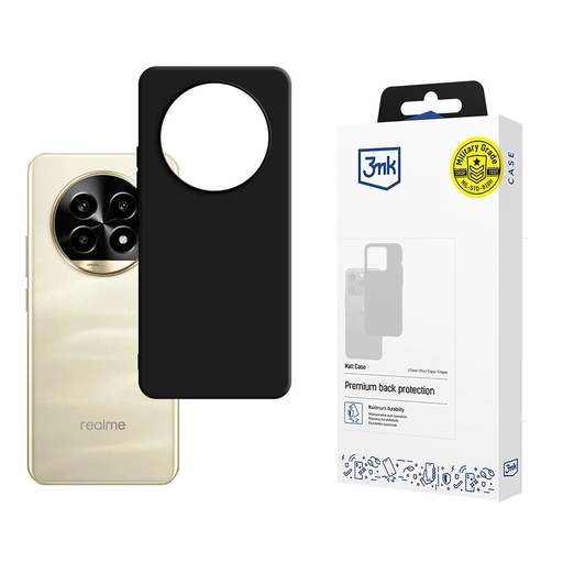 3mk Matt tok Realme 13 Pro+ 5G / Realme 13 Pro 5G - Fekete tok 3mk Matt tok Realme 13 Pro+ 5G / Realme 13 Pro 5G - Fekete tok