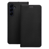 LUNA Fliptok Carbon Xiaomi Redmi Note 11 Pro / 11 Pro 5G fekete tok - 1. kép