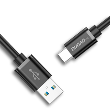 Dudao kábel USB kábel - USB Type C Super Gyors Töltés 1 m fekete (L5G-Black)