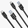 Dudao kábel USB kábel - USB Type C Super Gyors Töltés 1 m fekete (L5G-Black) - 0. kép