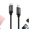 UGREEN US242 USB-C és Mini USB kábel, 1m (fekete) - 2. kép