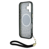 Guess IML Leopard Triangle Logo Strap MagSafe tok iPhone 16-hoz barna - 3. kép