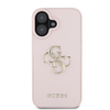 Guess PU Grained 4G Metal Logo tok iPhone 16 Pink - 1. kép