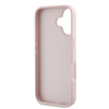 Guess PU Grained 4G Metal Logo tok iPhone 16 Pink - 4. kép