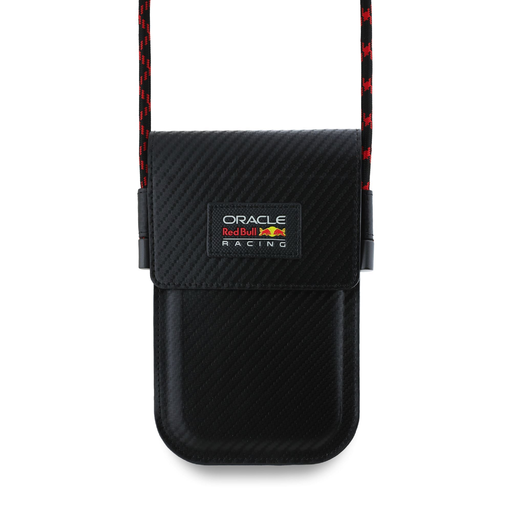 Red Bull PU Carbon Telefon Tok Fekete