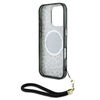 iPhone 16 Pro Max Guess IML Leopard Triangle Logo Strap MagSafe tok barna tok - 3. kép