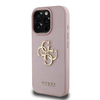 Guess PU Grained 4G Metal Logo tok iPhone 15 Pro Pink - 0. kép